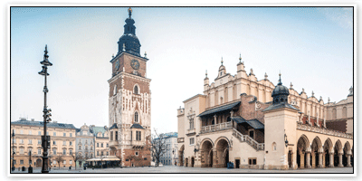 จองโรงแรม ราคาถูก ราคาพิเศษ ที่เมือง คราคูฟ (Krakow)